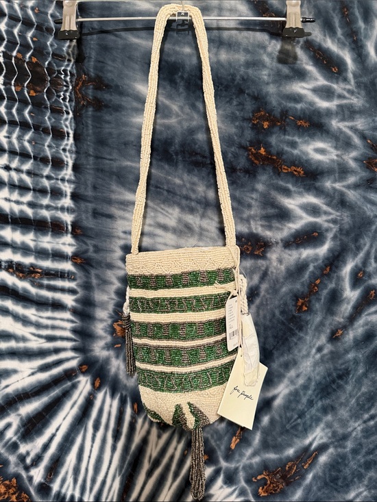 Free People Handbags - Free People Boho Beaded Bag Pouch